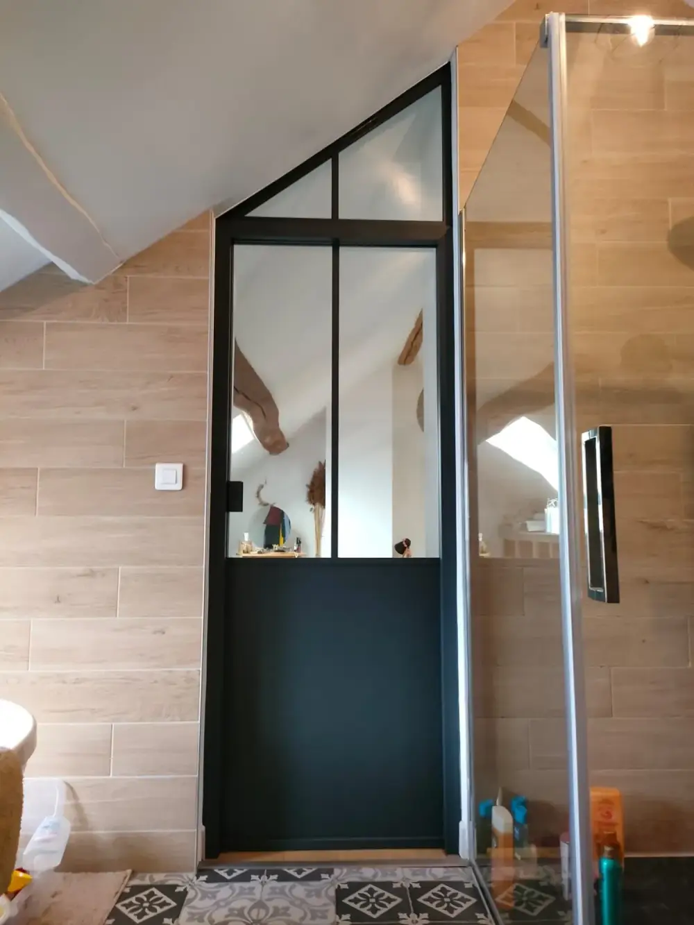 verrière salle de bain